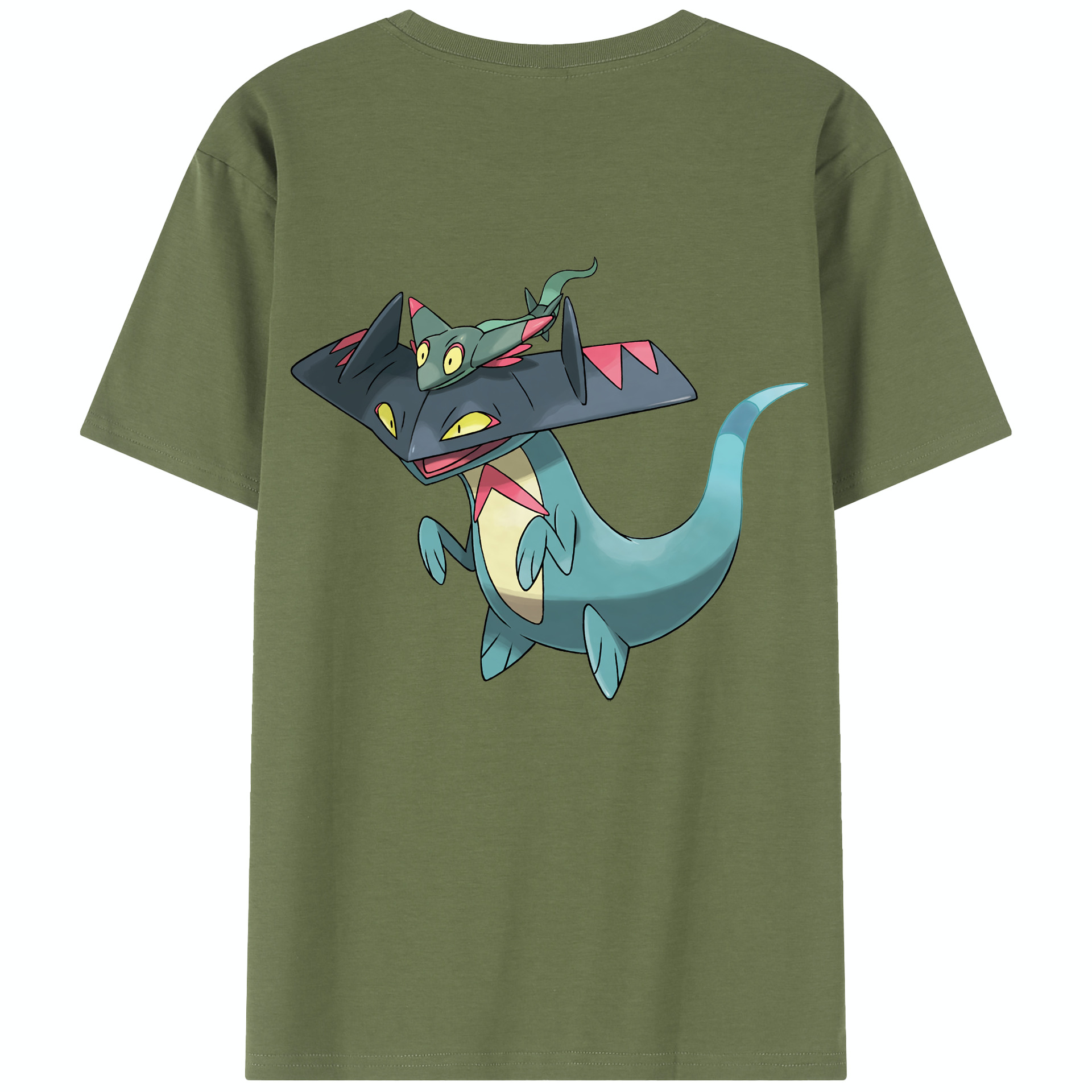 （画像用） ポケットモンスター Pokémon 綿100％半袖Tシャツ（背面プリント）